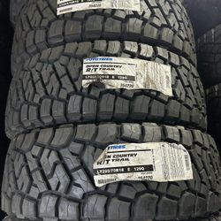 OPEN COUNTRY R/T TRAIL LT295/70R18/E Price$360 Each