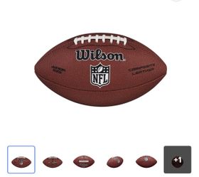 Balon  Wilson NFL Limited Balón de Fútbol Recreativo - Marrón, Talla Junior