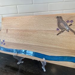 Hand Crafted Wood Serving Board/Cutting Board