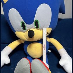 Rare Giant Sonic Plush 39 In. New (w Tag)