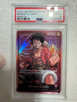 STO1-001 Luffy Leader PSA10 ONE PIECE CARD GAME OP01