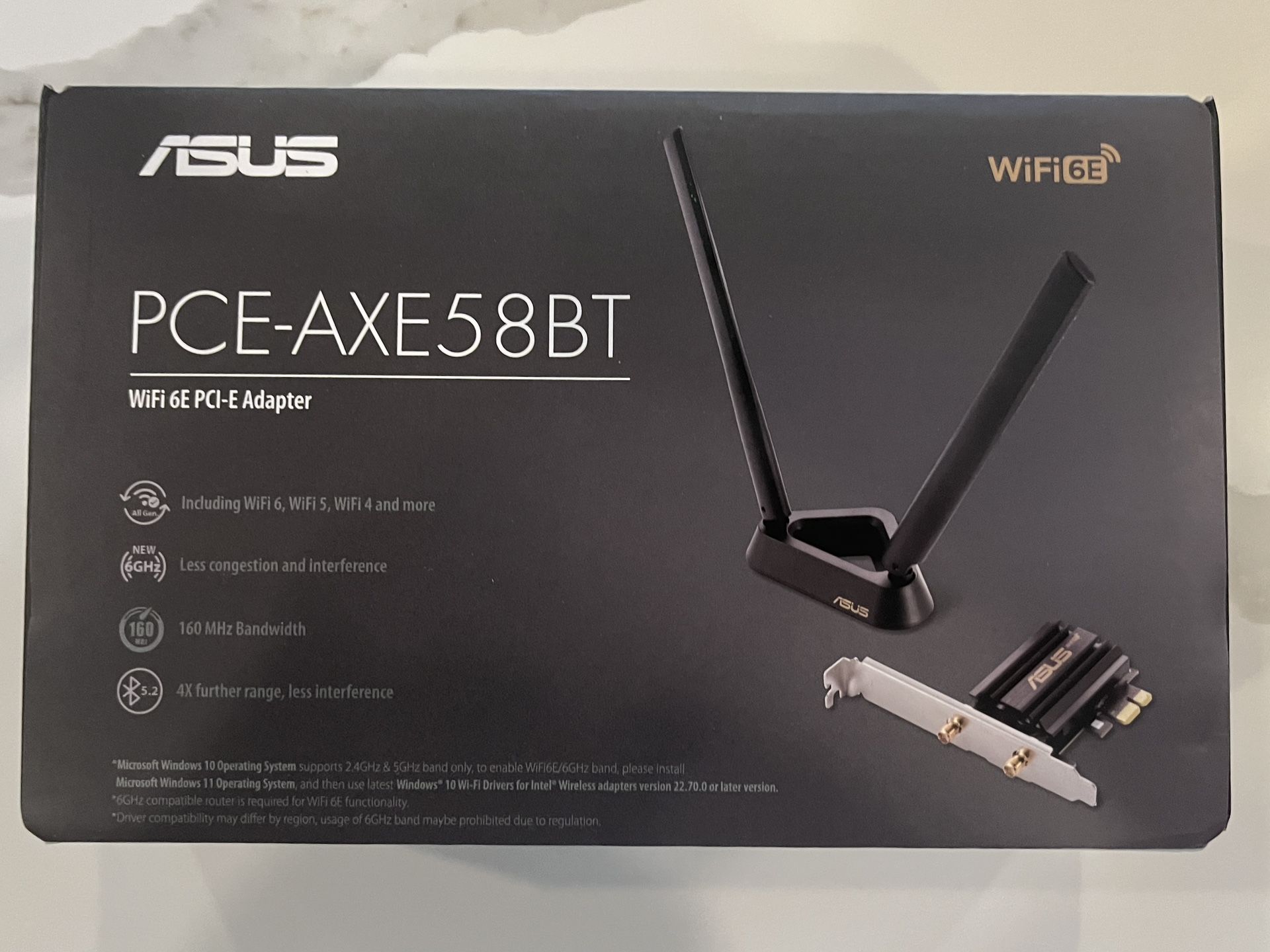 Asus Wifi/Bluetooth 6e PCI-E Adapter