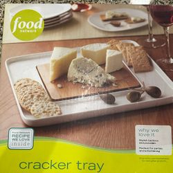 Food Network Cheese and Crackers Platter