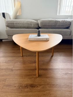 Article Brezza Triangle Coffee Table - Discontinued Light Oak