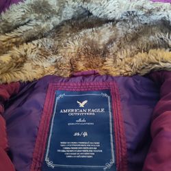 American Eagle Puffer Jacket Vest XS