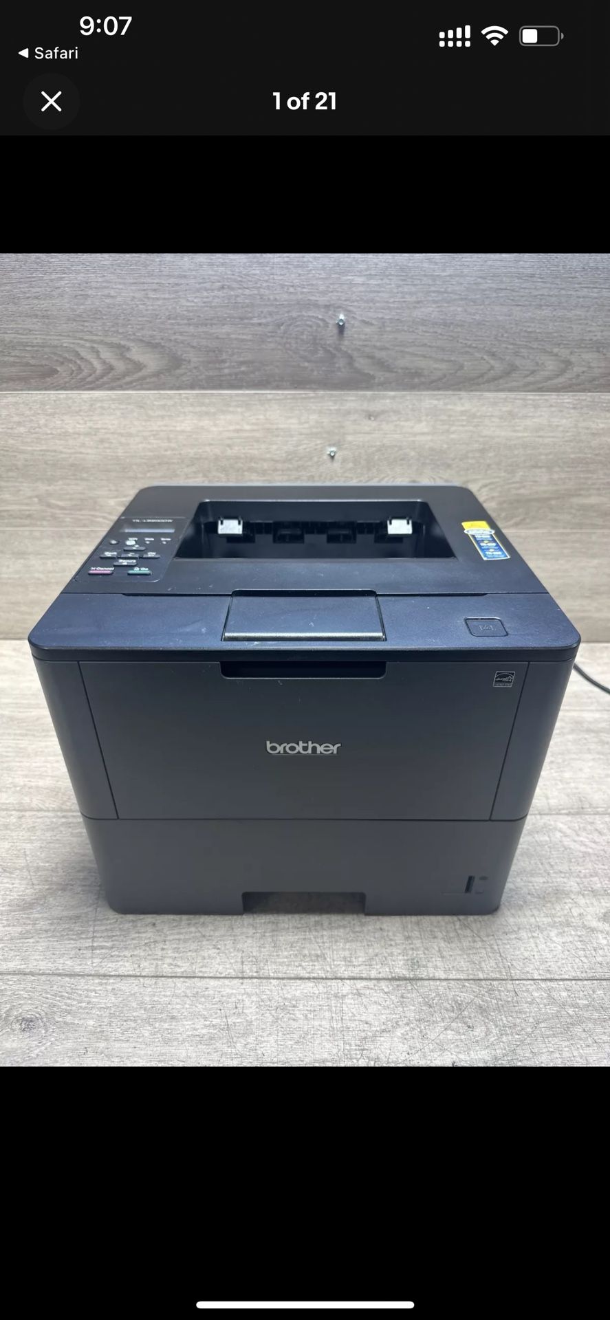 Brother HL-L6200DW Wireless Monochrome Laser Printer with Duplex Printing