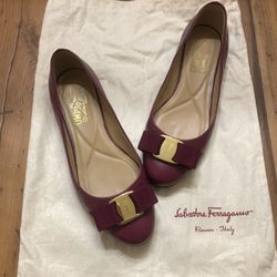 Like-new Ferragamo Varina Ballet Flats 