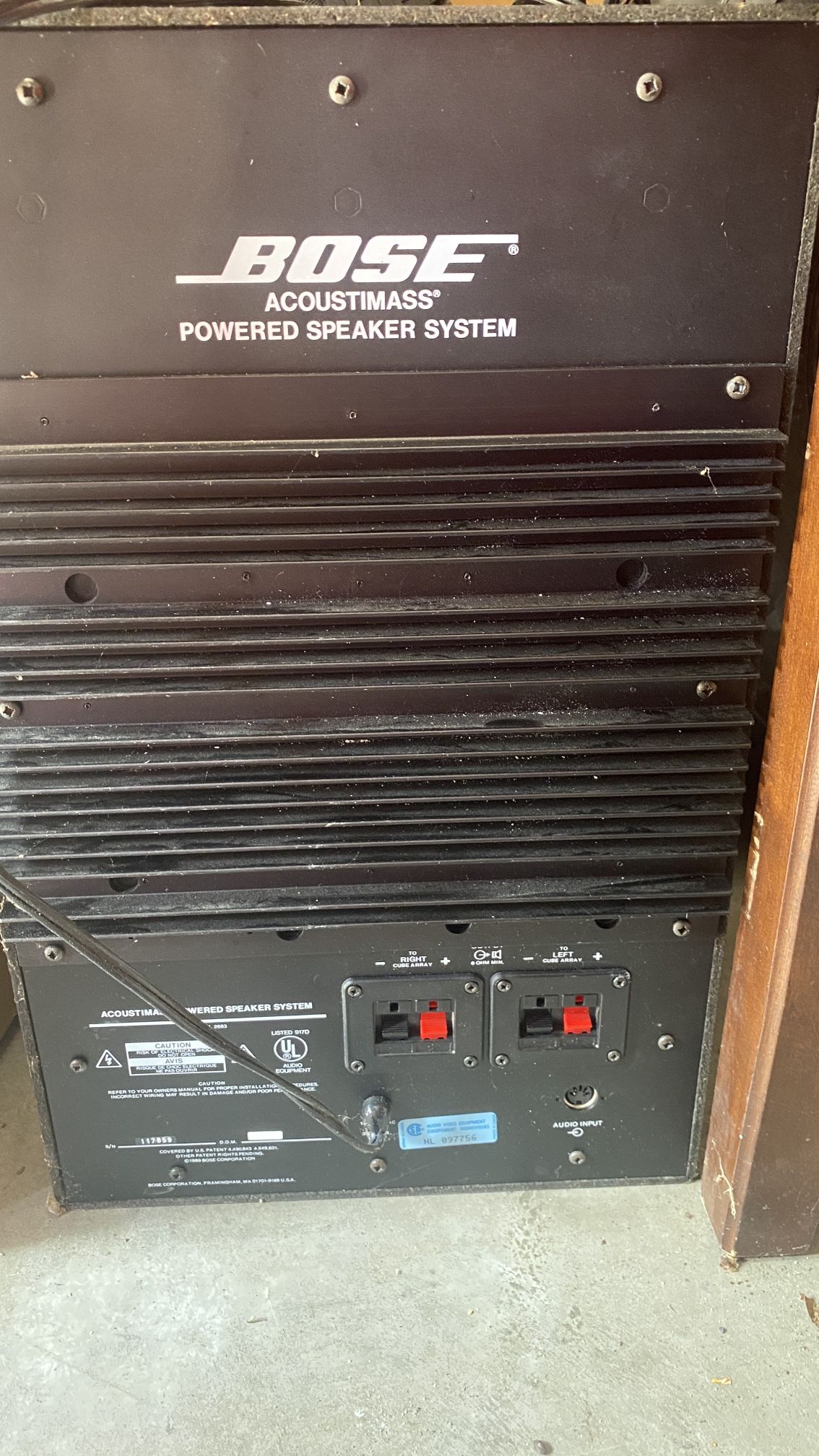 Bose Acoustimass Powered Subwoofer