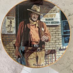 John Wayne Numbered Plate