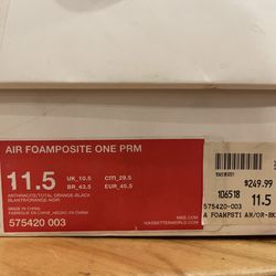 Safari Foamposite 11.5 Mens 2013 release