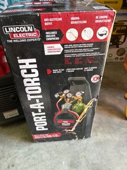 Port-A-Torch Kit with Oxygen and Acetylene Tanks for Cutting Welding and Brazing