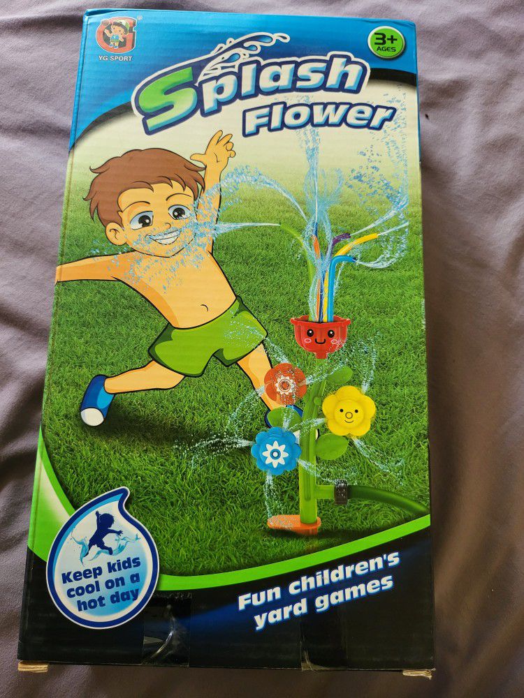 Splash Flower Yard Water Sprinkler Lawn Sprinkler for Kids Summer Outdoor Toy