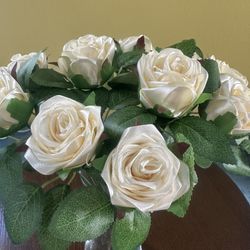 Handmaid Ribbon Roses Off-White 