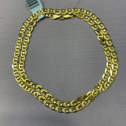 Chain 2-tone Gucci Link Design 14kt 