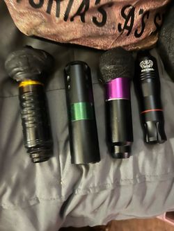 4 Tattoo guns with 2 wireless connecter
