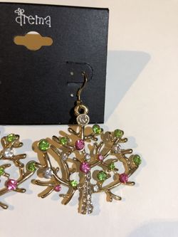 Christmas earrings