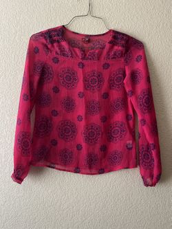 long Sleeve Boho blouse