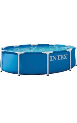 INTEX 10ft X 30in Metal Frame Above Ground Swimming Pool Brand New (Pump Not Included)