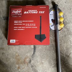 Rawlings Tee Ball / Sklz Training Bat 