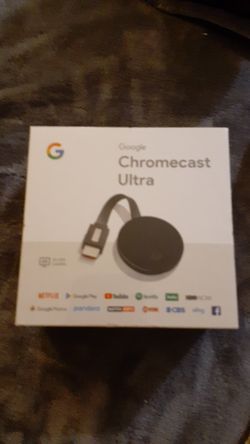 Chromecast ultra 4k. Brand new never opened