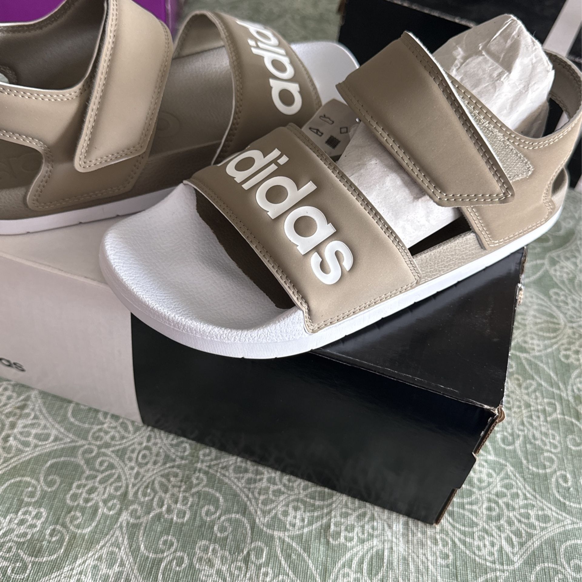 Brand New Adidas Sandals Size 8 For Women 