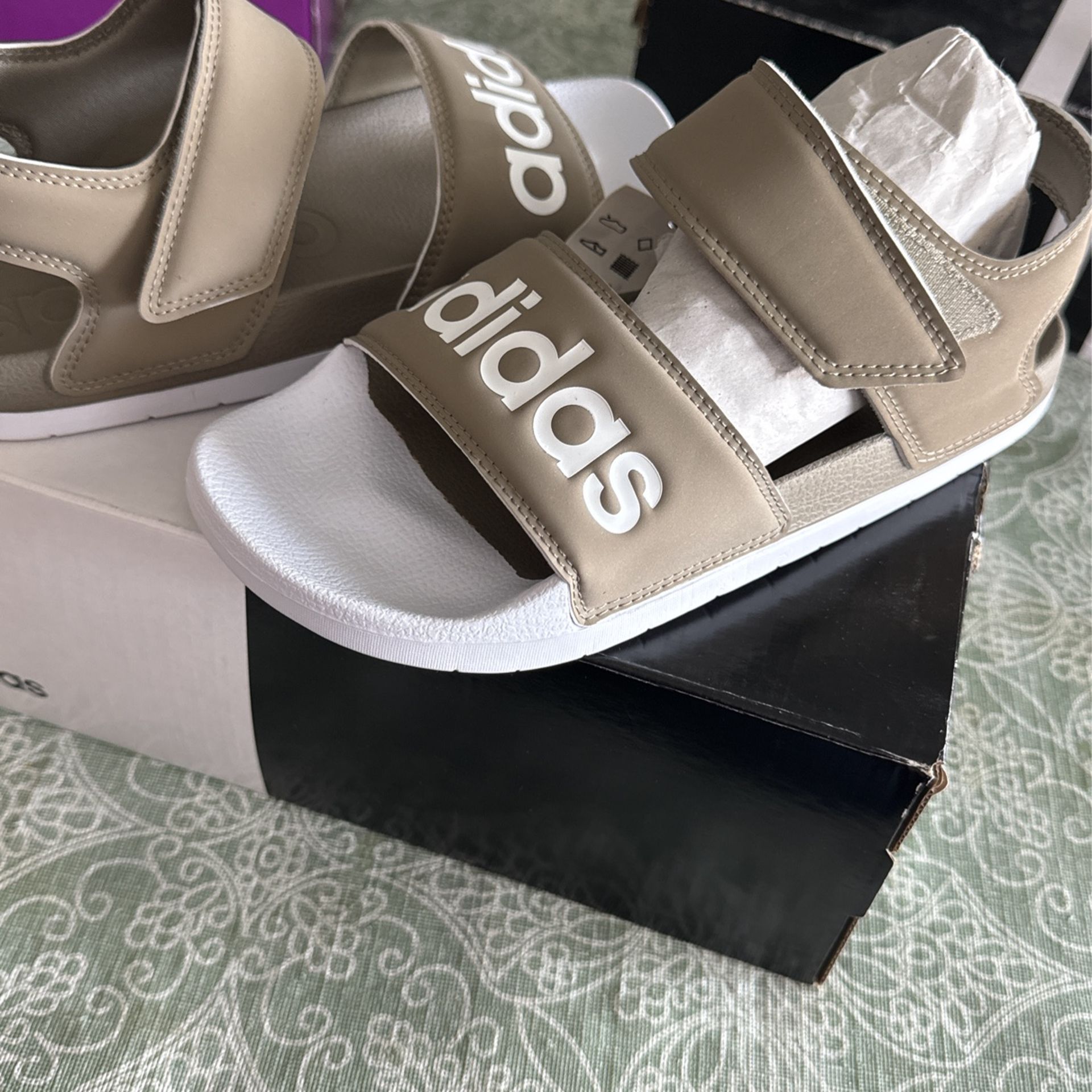 Brand New Adidas Sandals Size 8 For Women