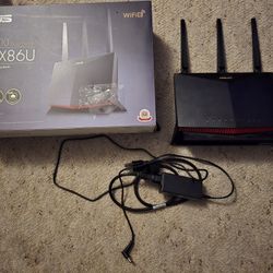 Asus RT-AX86U (AX5700) Dual Band Wi-Fi 6 Expandable Gaming Router 2.5 Gig Port