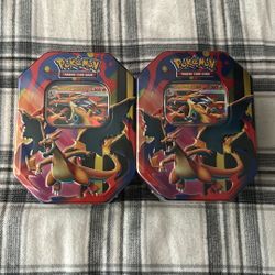 pokemon mega charizard tin (mega charizard y)