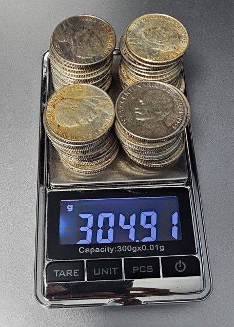 25 Centavos 1953 Silver 49 Coins