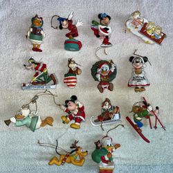 Vintage Mickey and Friends Ornaments 