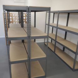 Shelving 48 in W x 18 in D New Industrial Boltless Warehouse & Garage Racks Stronger than HomeDepot Lowes Costco Delivery & Assembly Available