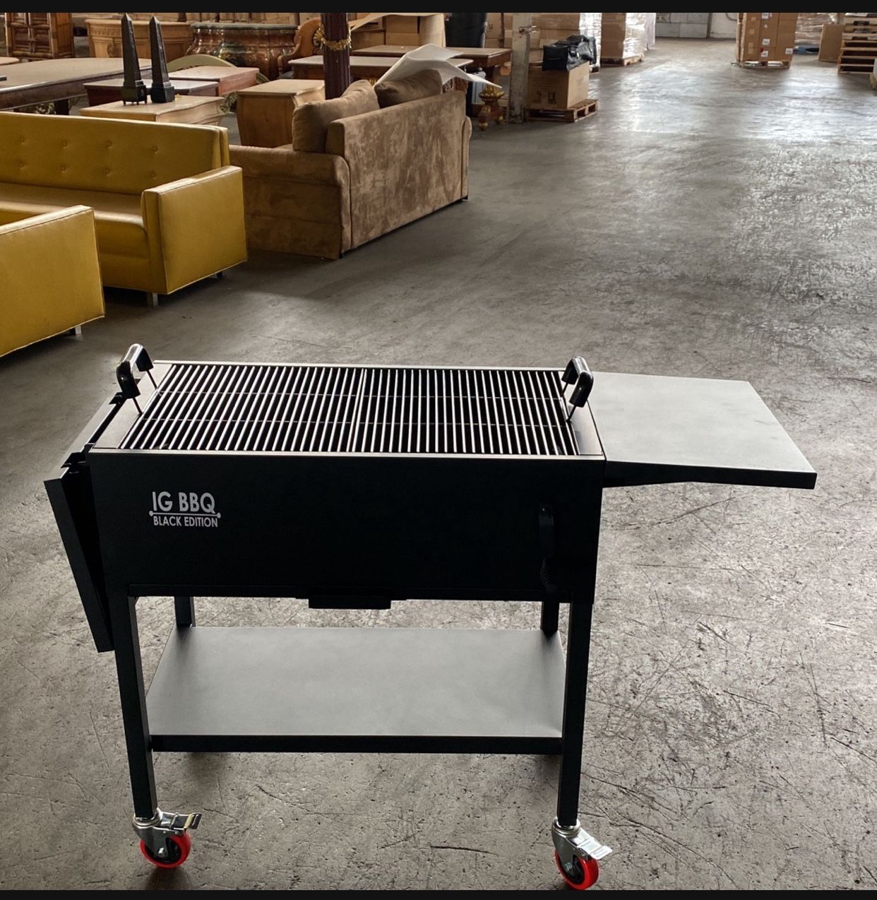 Charcoal BBQ Grill Black