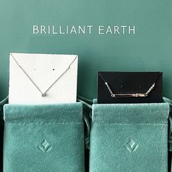 NEW Brilliant Earth Diamond Necklaces