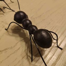 Meet the Great Ants - Set of 3 Black Metal Ant Figurines