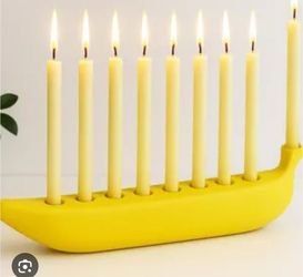 Banana  Shape Menorah Tabletop Candlestick  Decoration  