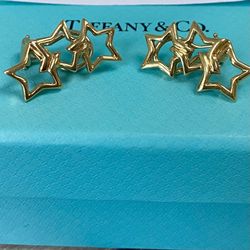 Tiffany&Co Vintage Star Earrings 