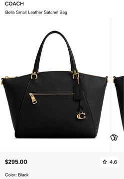 Coach Bella Small Leather Satchel Bag