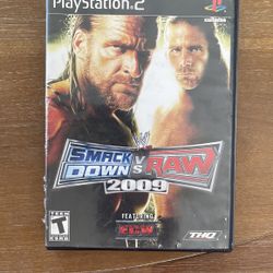 Sony PlayStation Ps2 Wwe Smack Down Vs Raw 2009