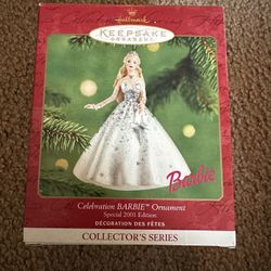 Hallmark Keepsake Ornament Celebration Barbie Special 2001 Edition