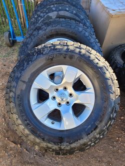 18" Dodge Wheels N Tires 325/65r18 Nitto Terra Grapplers 