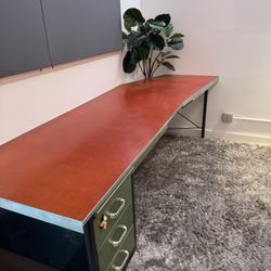 Mid-Century Danish Modern Teak Executive Desk