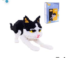 AHZILEI Tuxedo Cat Micro Building Block Set 4800pcs