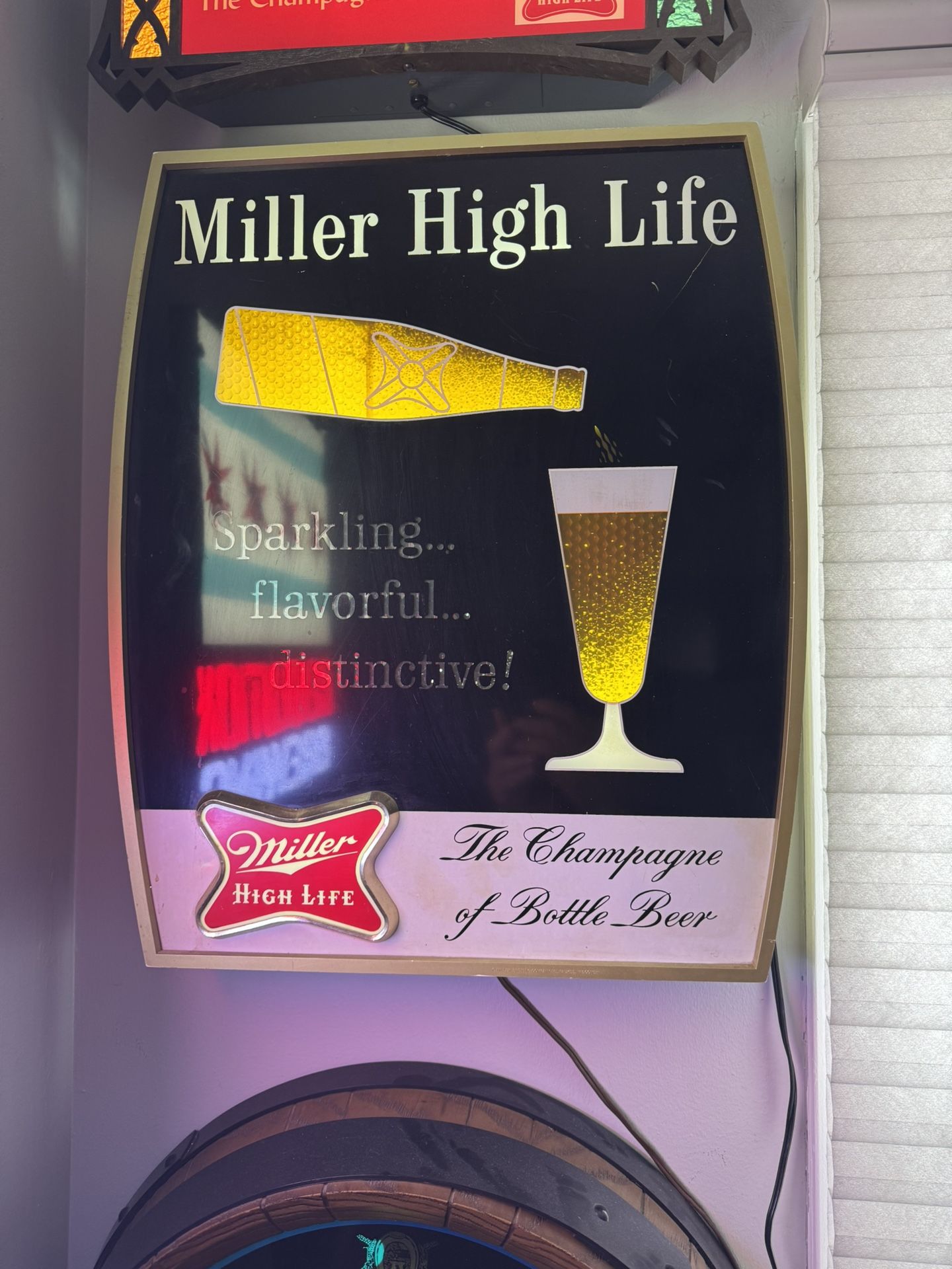 Miller High Life Motion Beer Sign