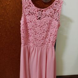 Pink Dress & Tank & Shirt