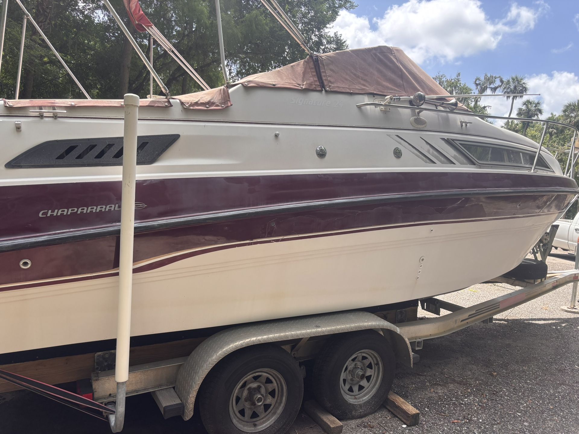 Project Boat 1994 Chaparral 24.5 Signature Cruiser $6000