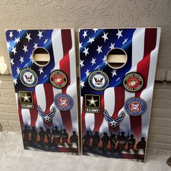 Custom Wrapped Cornhole Boards 
