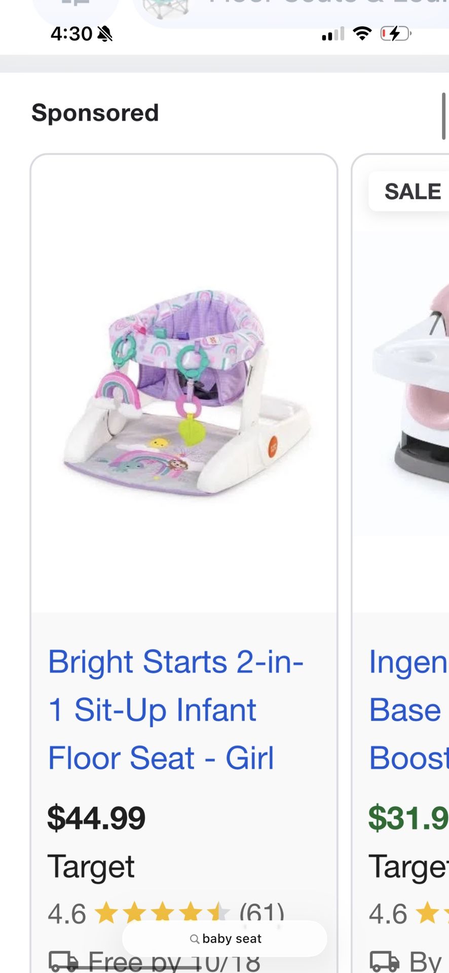Bright Starts Baby Seating