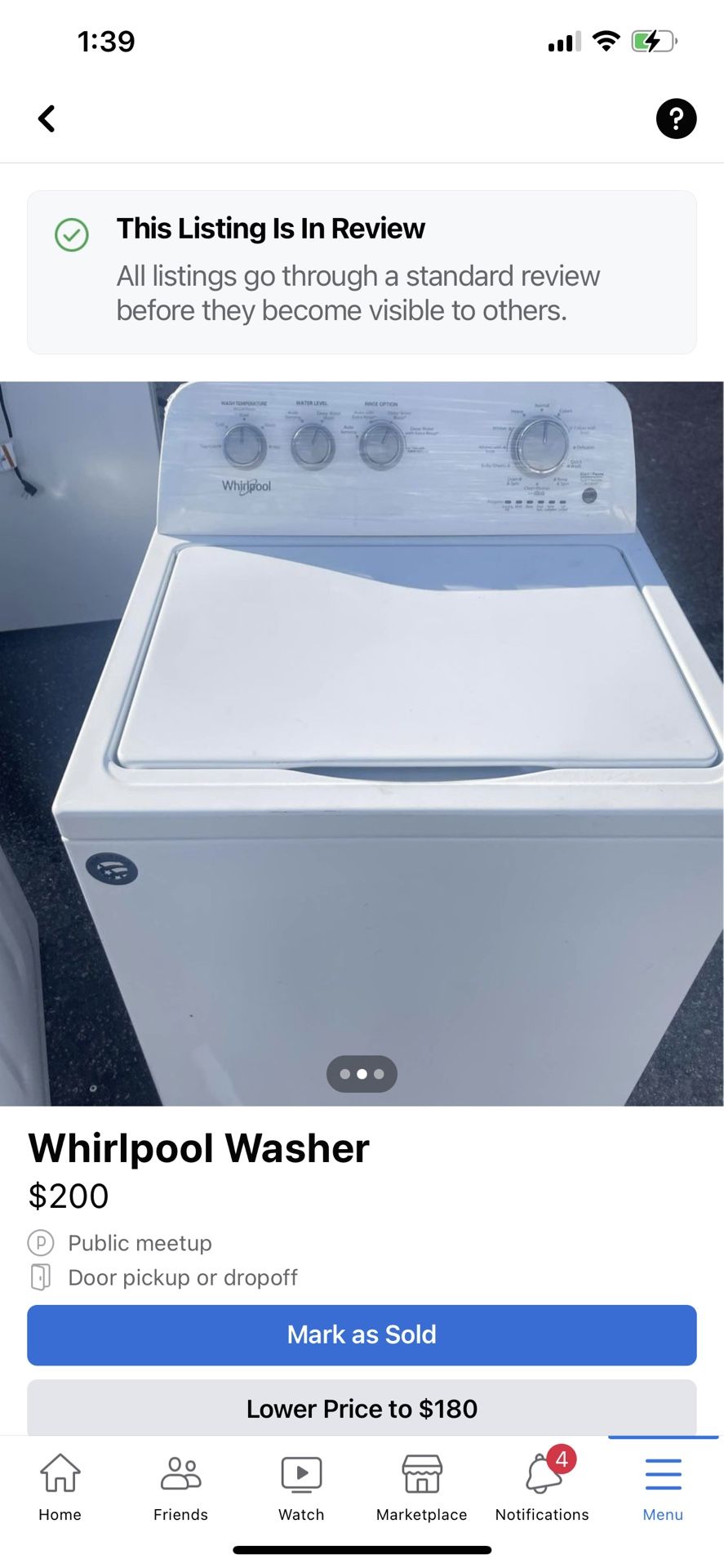 Whirlpool Washer