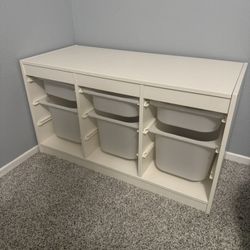 6 Sliding Drawer Cubby Organizer 