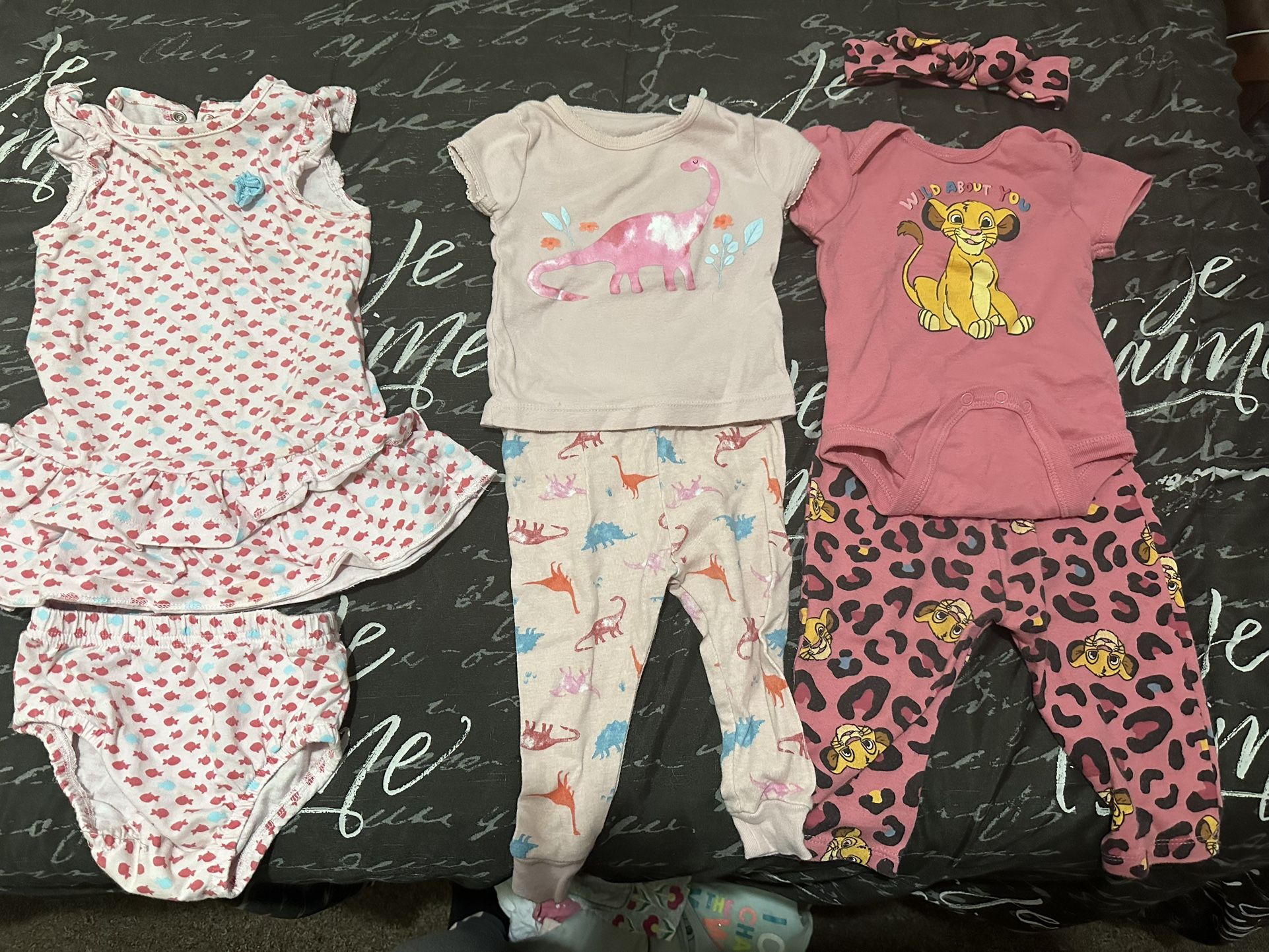 6pk Girls’ Infant Sets